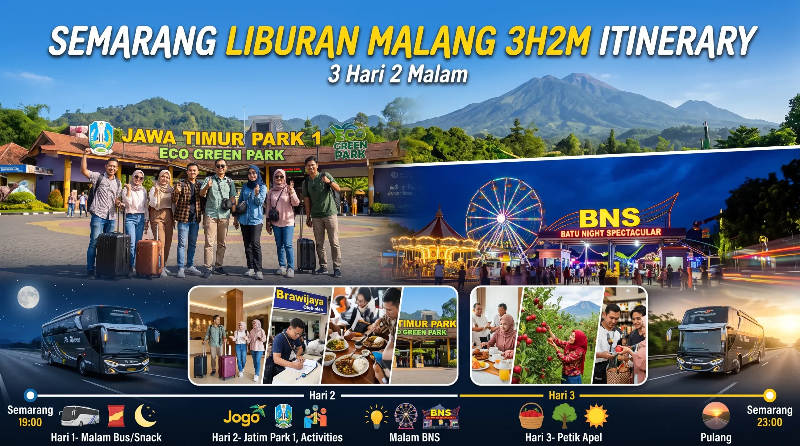Semarang Liburan Malang 3H2M