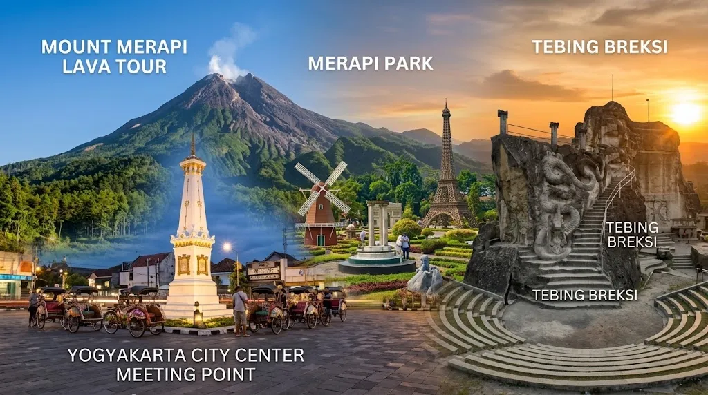 Trip Jogja 1D Merapi Lava Tour Merapi Park Tebing Breksi